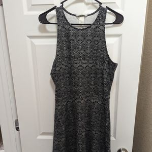 Black and White skater dress